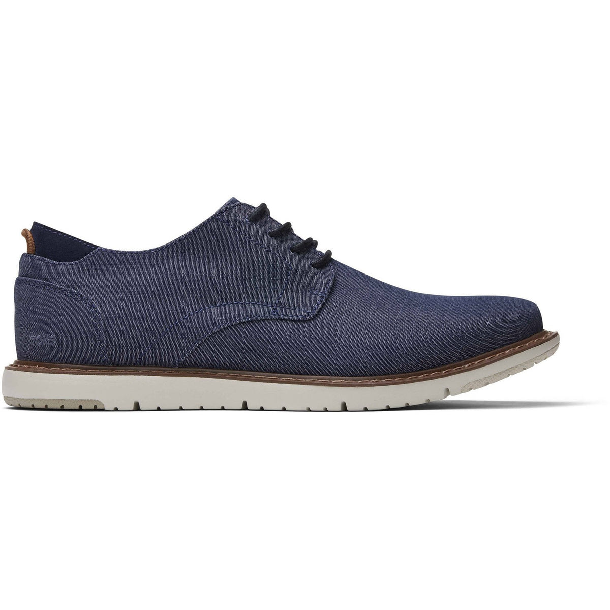 toms dress shoes mens TOMS Black Denim Men's Oxford Navi Dress Shoes