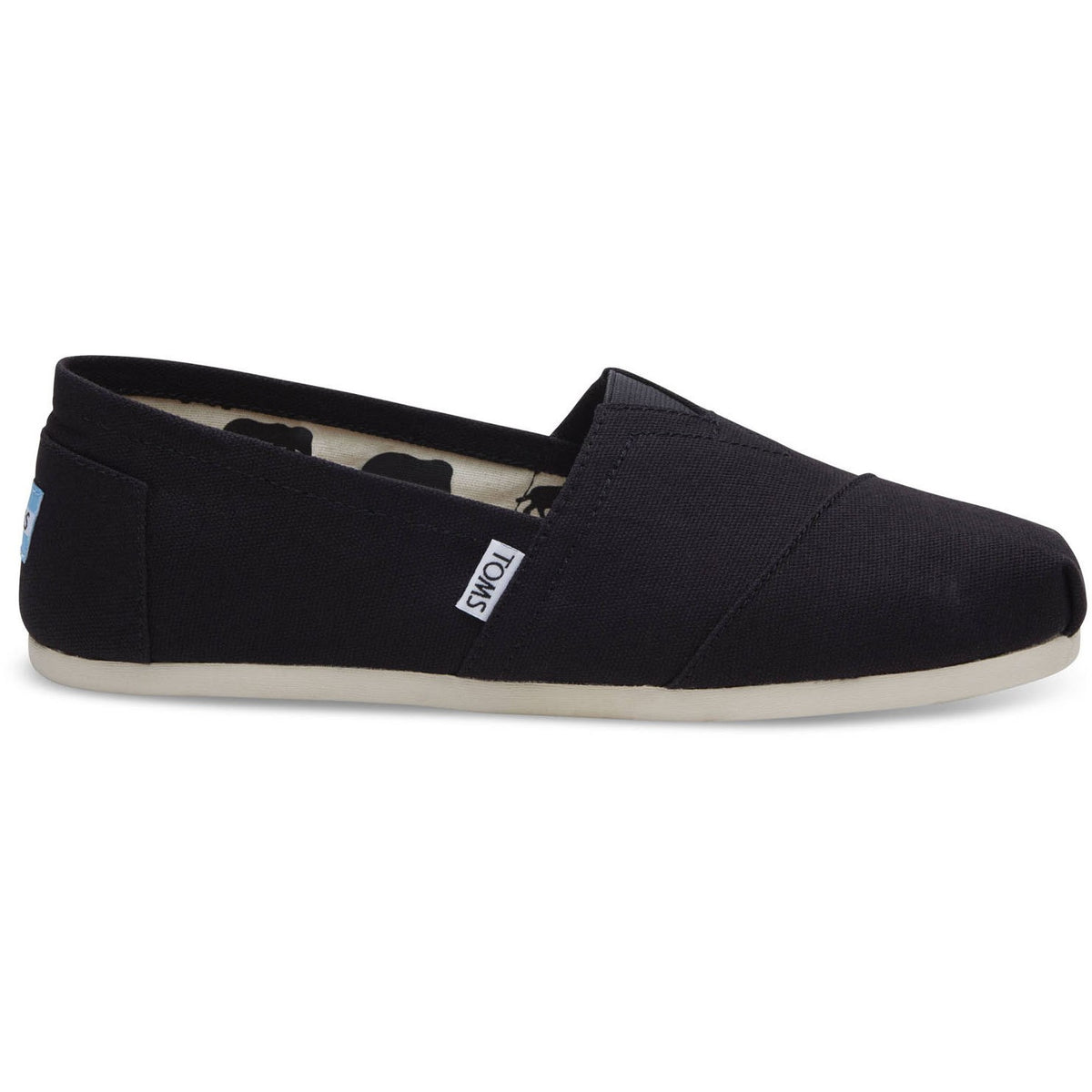 Toms - Mens Classic Canvas Slipon Shoes in Black – Dress Code display picture 1