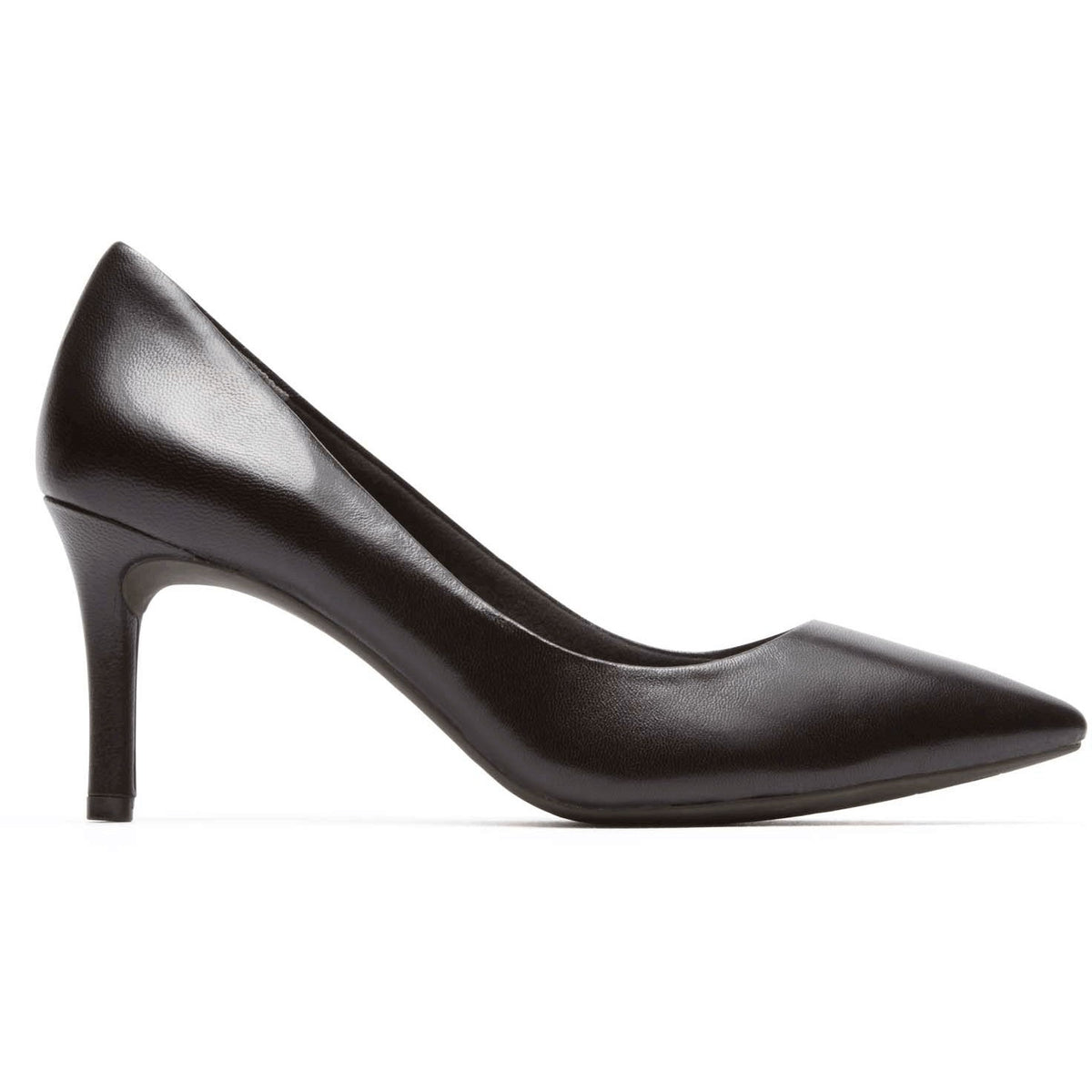 Rockport Women's Total Motion Pointed Toe Pump Black Leather