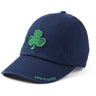 Life Is Good - Unisex-Adult Applique Shamrock Tattered Chill Cap