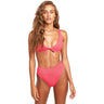 RVCA - Junior Solid Tie Front Swimwear