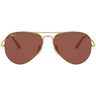 Ray-Ban 0Rb3689 Aviator Metal Ii Pilot Sunglasses