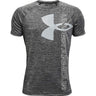 Under Armour - Boys Tech Split Logo Hybrid T-Shirt