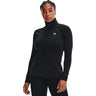 Under Armour - Womens Authentics Coldgear ¼ Zip Long-Sleeve T-Shirt