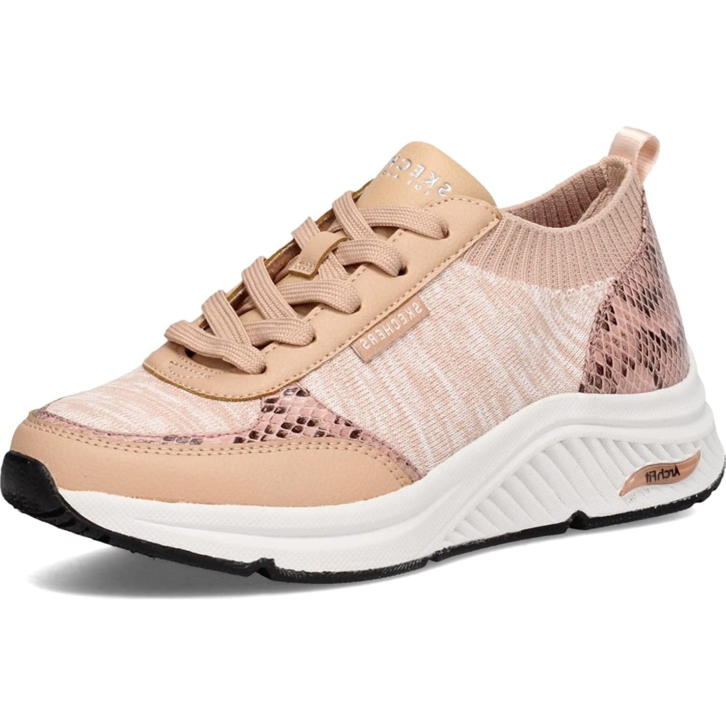 Skechers Street Arch Fit S-Miles Slithering Steps 6 Women's Natural Skechers Street Arch Fit S-Miles Slithering Steps 6 Women's Natural