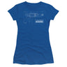 Nbc - Tesla Gun Juniors T-Shirt In Royal Blue