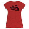 Star Trek - St: Next Gen / I'M Number One Juniors T-Shirt In Red
