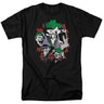 Dc Comics - Four Of A Kind Adult T-Shirt In Black