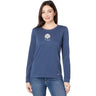 Life Is Good - Womens Daisy Long Sleeve Crusher Tee