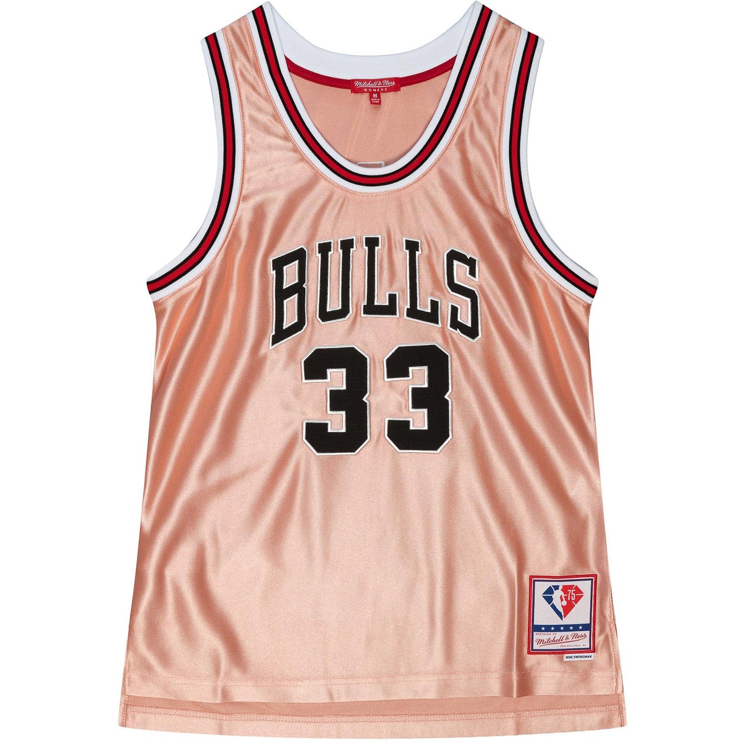 Mitchell And Ness - Chicago Bulls Mens Nba W 75Th Rose Gold Swingman J Dress Code Mitchell And Ness - Chicago Bulls Mens Nba W 75Th Rose Gold Swingman J Dress Code