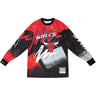 Mitchell And Ness - Chicago Bulls Mens Hyper Hoops Moto Sweater