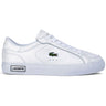 Lacoste - Womens Powercourt Leather Considered Detailing Sneakers