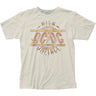 Ac/Dc - Mens High Voltage Fitted T-Shirt In Vintage White