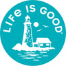Life Is Good - Lighthouse Sea Sticker