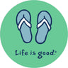 Life Is Good - Flip Flops Sticker