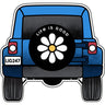 Life Is Good - Tie Dye 4X4 Sticker