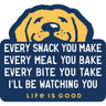 Life Is Good - Small Die Cut I'Ll Be Watching Sticker
