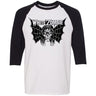 White Zombie - Unisex Bat Face Raglan T-Shirt