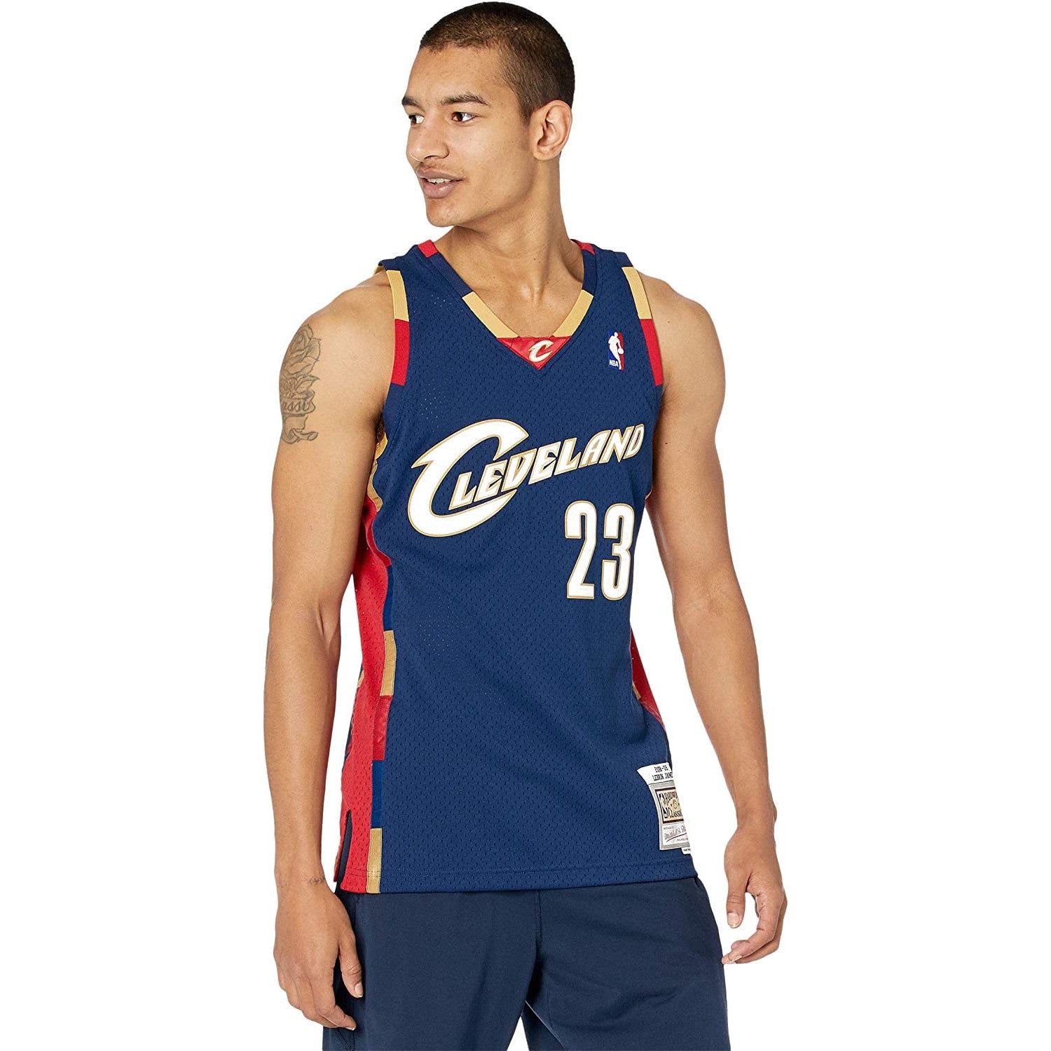 Mitchell Ness LeBron James Cleveland Cavaliers Hardwood Classics Swingman Jersey Mitchell Ness LeBron James Cleveland Cavaliers Hardwood Classics Swingman Jersey