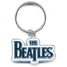 The Beatles - Unisex Drop T Logo (Black) Keychain