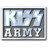 KISS - Unisex Army Block Pin Badge