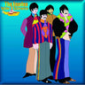 The Beatles - Unisex Yellow Submarine Sea Of Science Fridge Magnet