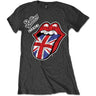 The Rolling Stones - Womens Vintage British Tongue T-Shirt