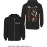 The Doors - Unisex Lizard King Zipped Hoodie