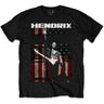 Jimi Hendrix - Unisex Peace Flag T-Shirt
