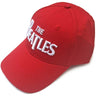The Beatles - Unisex White Drop T Logo Baseball Cap