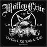 Motley Crue - Unisex You Can'T Kill Rock N' Roll Standard Patch