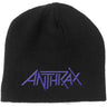 Anthrax - Unisex Logo Beanie Hat