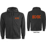 AC/DC - Unisex Logo Zipped Hoodie