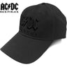 AC/DC - Unisex Back In Black Baseball Cap