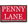 The Beatles - Unisex Penny Lane Red Standard Patch