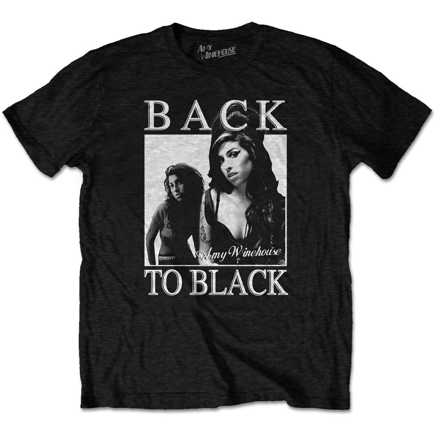 Amy Winehouse - Unisex Back To Black T-Shirt Dress Code Amy Winehouse - Unisex Back To Black T-Shirt Dress Code