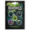 Wednesday 13 - Unisex Necrophaze Button Badge Pack