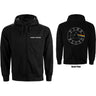 Pink Floyd - Womens Circle Logo Zipped Hoodie
