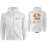 Queen - Womens Classic Crest Zipped Hoodie