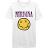 Nirvana - Unisex Xerox Smiley Pink T-Shirt
