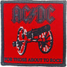 AC/DC - Unisex For Those About To Rock Standard Patch