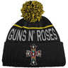 Guns N' Roses - Unisex Cross Bobble Beanie Hat
