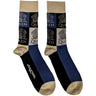 Queen - Unisex Crest Blocks Ankle Socks
