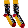 The Beatles - Unisex Portholes & Characters Ankle Socks