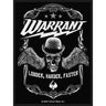 Warrant - Unisex Louder Harder Faster Standard Patch