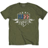 KISS - Unisex Army Lightning T-Shirt