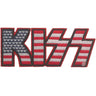 KISS - Unisex American Flag Logo Standard Patch
