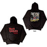 Iron Maiden - Unisex Number Of The Beast Vintage Logo Faded Edge Album Pullover Hoodie