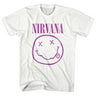 Nirvana - Unisex Purple Smiley T-Shirt