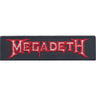Megadeth - Unisex Logo Outline Standard Patch